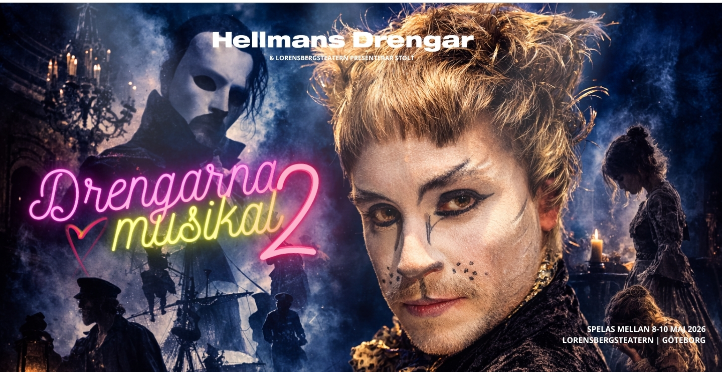 Drengarna är tillbaka på Lorensbergsteatern våren 2026 med deras musikalshow